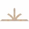 Ekena Millwork Richland Smooth Timber Gable Bracket, Douglas Fir, 60"W x 27"H x 3 1/2"D x 3 1/2"F, 11/12 Pitch GBW060X27X0404RIC00SDF - alternate 1